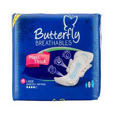 Butterfly Breathables Blue XL 8Pads